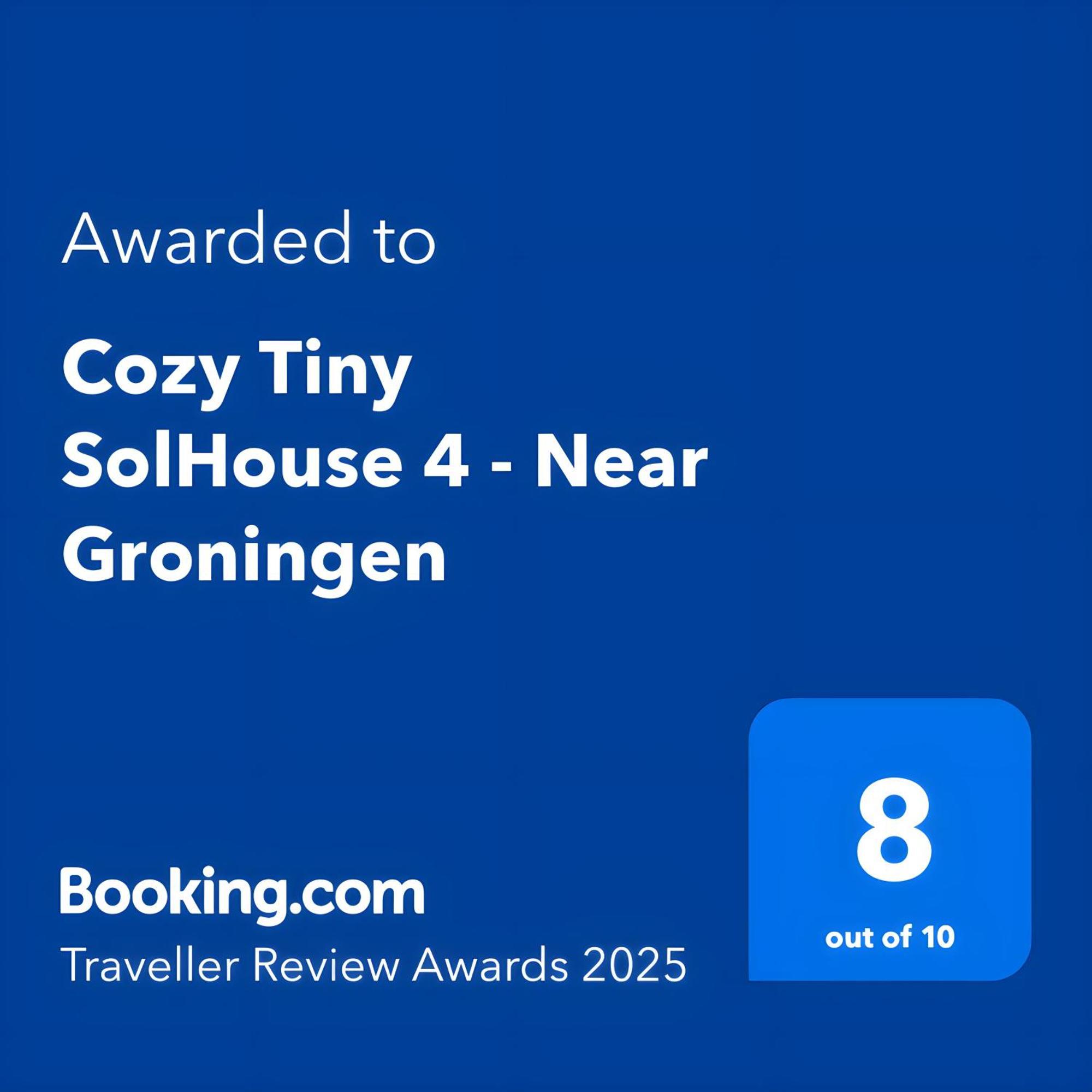 Villa Cozy Tiny Solhouse 4 - Near Groningen Kropswolde Esterno foto
